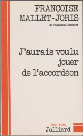 Couverture du produit · J'aurais voulu jouer de l'accordéon