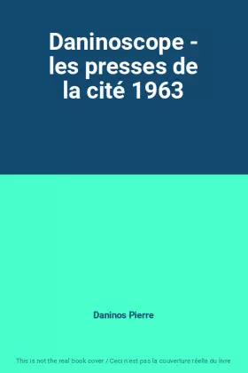 Couverture du produit · Daninoscope - les presses de la cité 1963