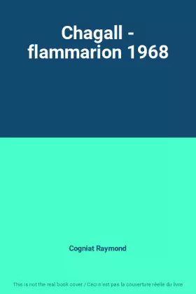 Couverture du produit · Chagall - flammarion 1968
