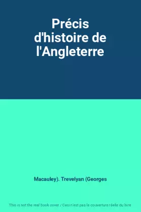 Couverture du produit · Précis d'histoire de l'Angleterre