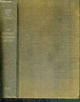 Couverture du produit · Une politique étrangère 1958-1969.
