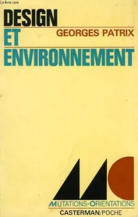 Couverture du produit · Design et environnement