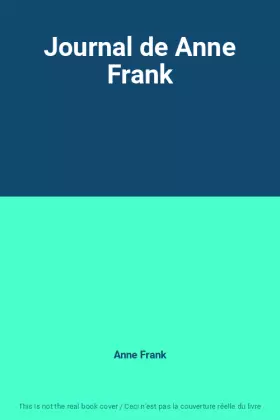 Couverture du produit · Journal de Anne Frank