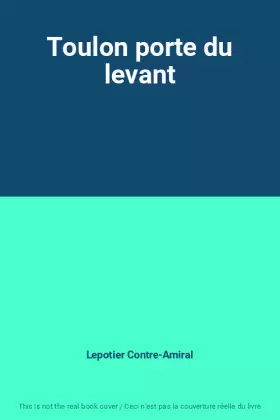 Couverture du produit · Toulon porte du levant
