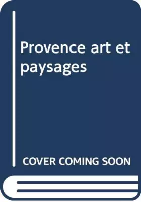Couverture du produit · Provence art et paysages