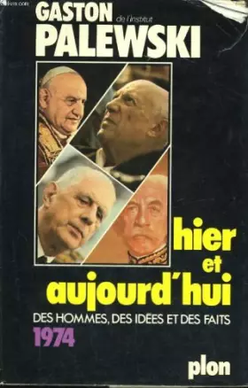 Couverture du produit · Hier et aujourd'hui : 1974