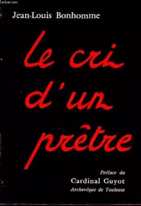 Couverture du produit · Le cri d'un prêtre