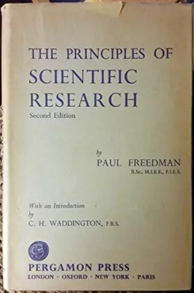 Couverture du produit · THE PRINCIPLES OF SCIENTIFIC RESEARCH.