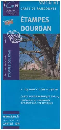 Couverture du produit · Carte de randonnée : Étampes - Dourdan