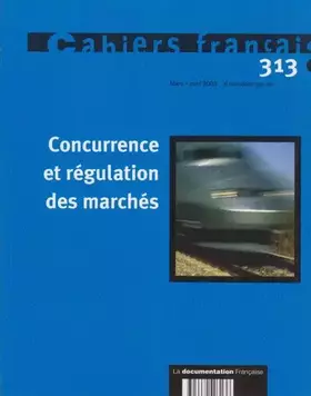 Couverture du produit · Concurrence et régulation des marchés