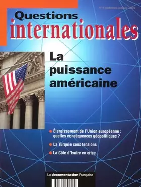 Couverture du produit · La puissance américaine