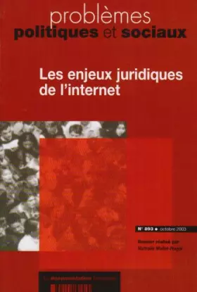 Couverture du produit · Les enjeux juridiques de l'internet