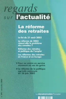 Couverture du produit · La réforme des retraites