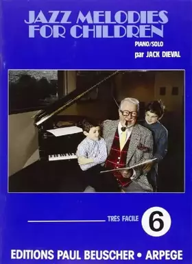 Couverture du produit · Partition : Jazz melodies for children, volume 6