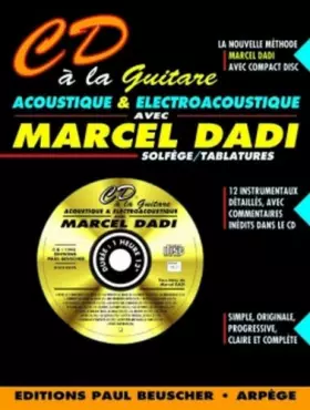 Couverture du produit · CD A LA GUITARE ACOUSTIQUE + CD --- GUITARE