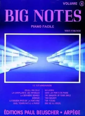 Couverture du produit · Partition : Big notes, volume 4