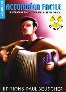 Couverture du produit · Partition : Accordeon facile volume 2 + CD