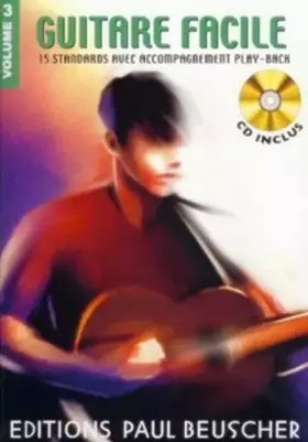 Couverture du produit · GUITARE FACILE VOL.3 + CD --- GUITARE