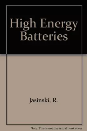 Couverture du produit · High Energy Batteries