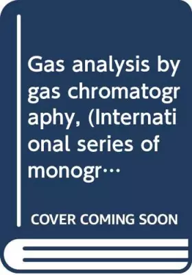 Couverture du produit · Gas Analysis by Gas Chromatography