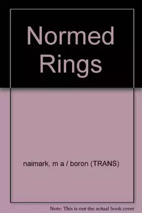 Couverture du produit · Normed Rings