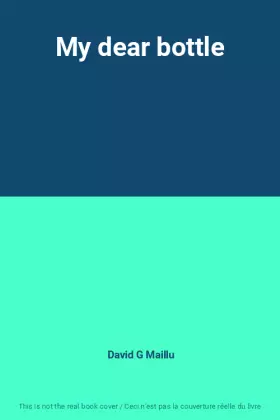 Couverture du produit · My dear bottle