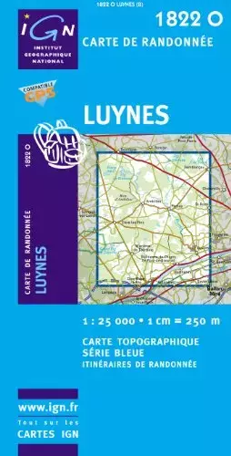 Couverture du produit · Carte de randonnée : Luynes