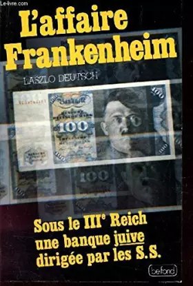 Couverture du produit · l' affaire frankenheim