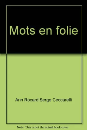 Couverture du produit · Mots en folie