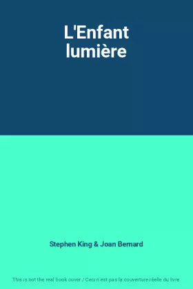 Couverture du produit · L'Enfant lumière