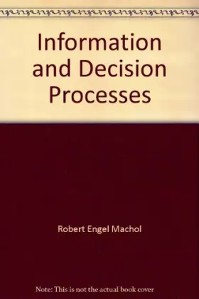 Couverture du produit · Information and Decision Processes
