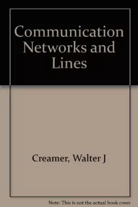 Couverture du produit · Communication Networks and Lines