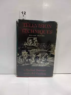 Couverture du produit · Television techniques,