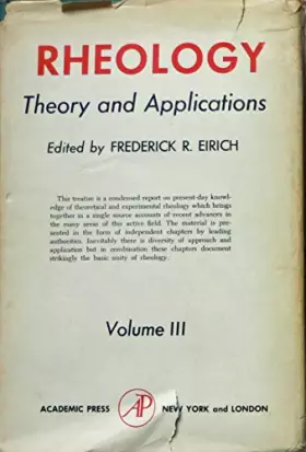 Couverture du produit · Rheology: Theory and Applications, Vol. 3