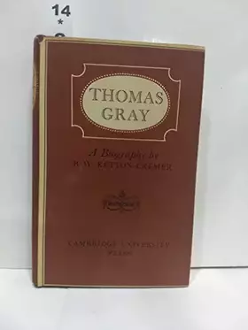Couverture du produit · Thomas Gray;: A biography