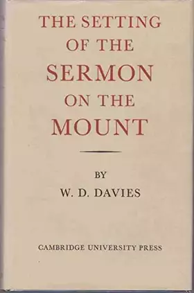 Couverture du produit · The setting of the Sermon on the Mount,