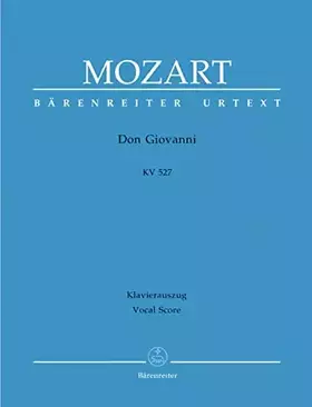 Couverture du produit · Don Giovanni KV527 - Cht/Po