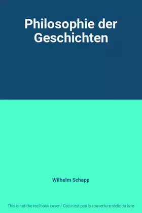 Couverture du produit · Philosophie der Geschichten