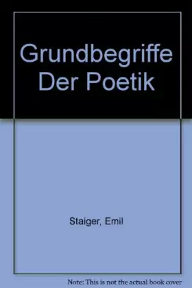 Couverture du produit · Grundbegriffe der Poetik