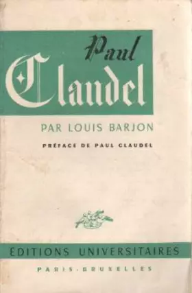 Couverture du produit · Paul claudel