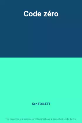 Couverture du produit · Code zéro