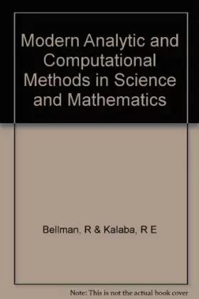 Couverture du produit · Modern Analytic and Computational Methods in Science and Mathematics