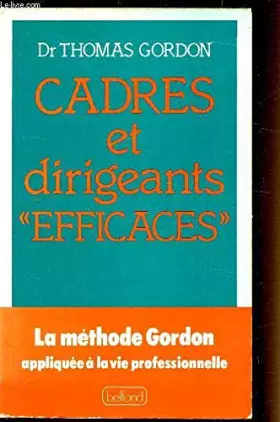 Couverture du produit · Cadres et dirigeants efficaces
