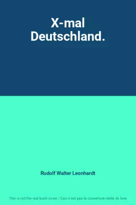 Couverture du produit · X-mal Deutschland.