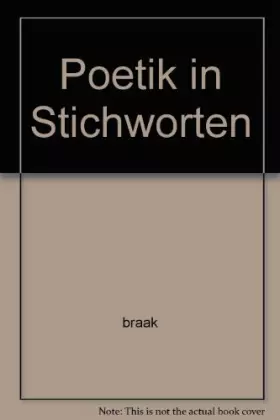 Couverture du produit · Poetik in Stichworten
