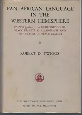 Couverture du produit · Pan-African Language in the Western Hemisphere