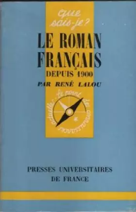 Couverture du produit · Le roman francais depuis 1900