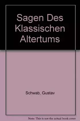 Couverture du produit · Sagen Des Klassischen Altertums
