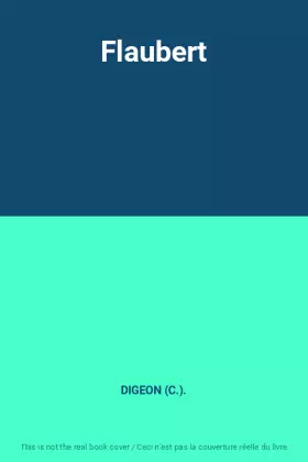 Couverture du produit · Flaubert