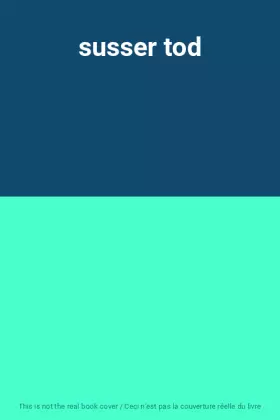 Couverture du produit · susser tod